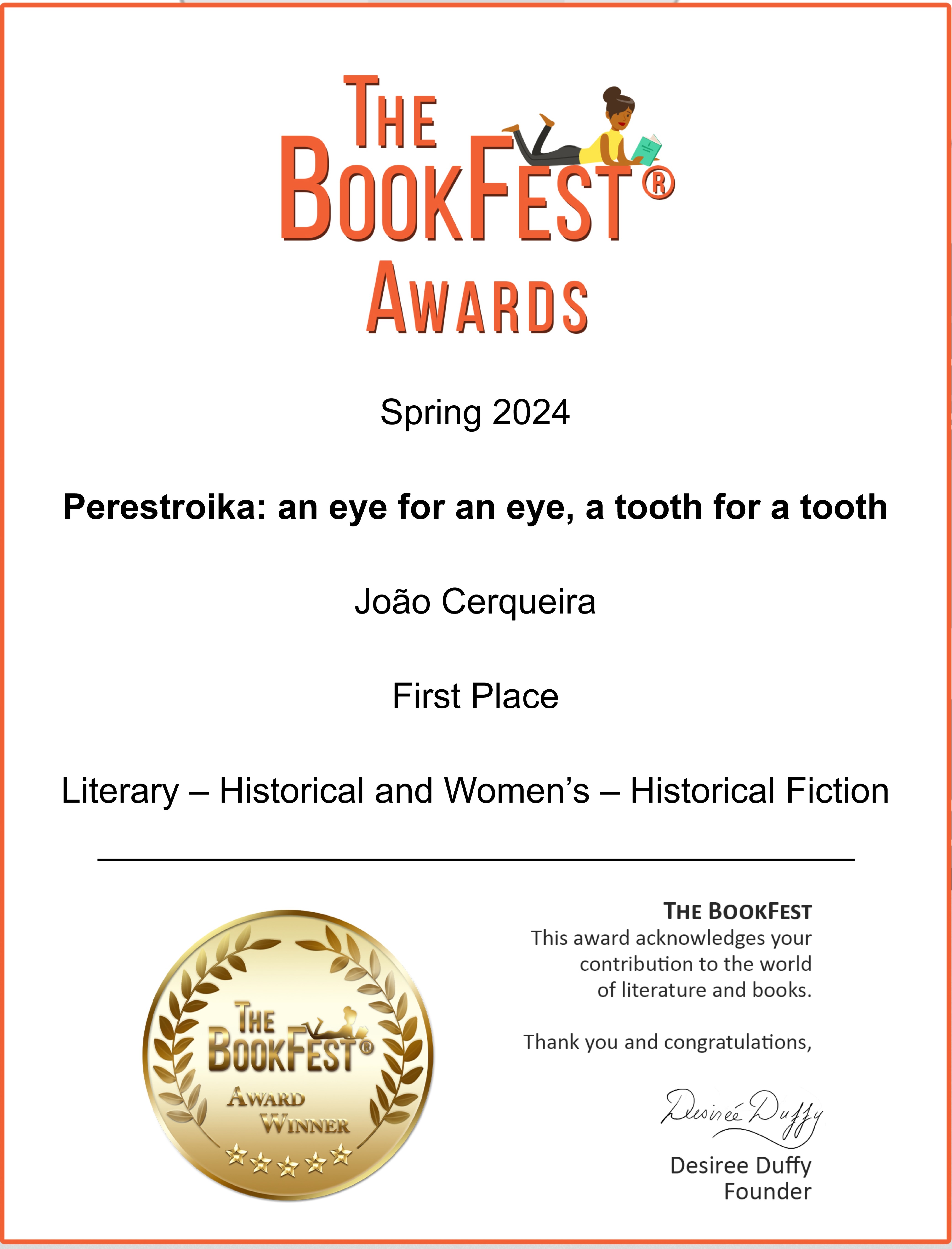 Were Thrilled To Announce A Double Victory For Perestroika At The